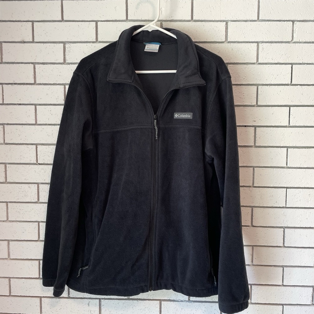 Columbia Mens Steens Mountain 2.0 Fleece Jacket Black Full Zip Coat WM3220 L